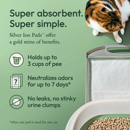 Purina  Breeze Cat Litter System Refill Pack with Ion Cat Litter Pads and Zeolite Pellet Cat Litter