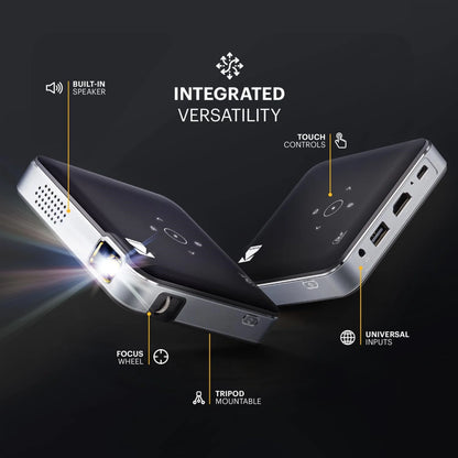 Luma 150 Pico Projector with Built-In Speaker, Black